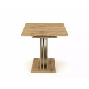 Стол обеденный SIGNAL EXEL дуб вотан/белый мат 140-180/85